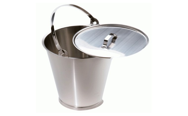 Couvercle pour seau inox