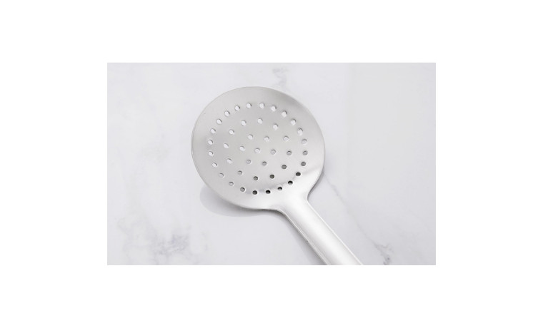 Ecumoire monobloc inox Diamètre 8 cm