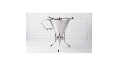 Entonnoir automatique à piston + support - L'entonnoir + support