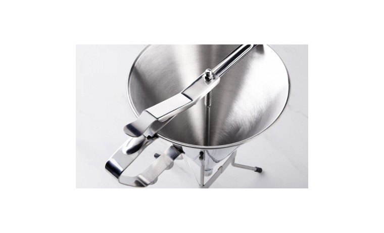 Entonnoir automatique à piston + support - L'entonnoir + support