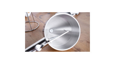 Entonnoir automatique à piston + support - Entonnoir + support