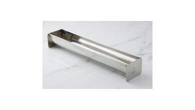 Gouttière inox à bûche - Gouttière à bûche