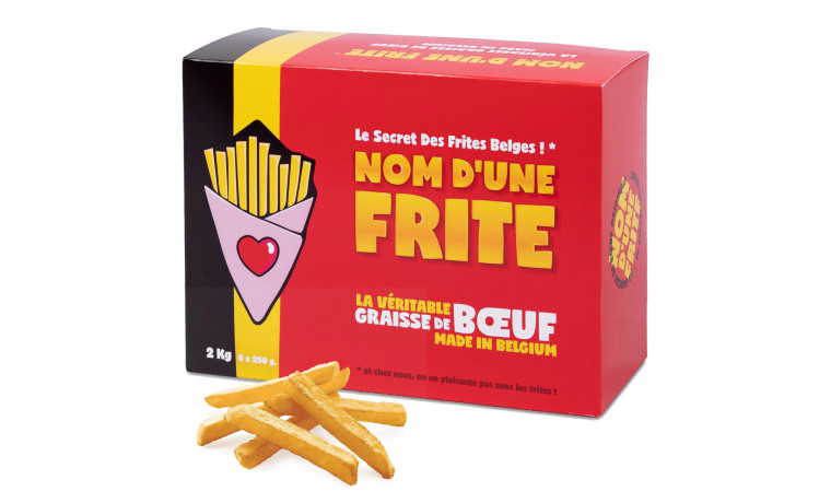 Graisse de boeuf pure "Nom d'une Frite" - 2 kilos