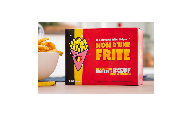 Graisse de boeuf pure "Nom d'une Frite" - 2 kilos