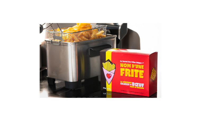 Graisse de boeuf pure "Nom d'une Frite" - 2 kilos