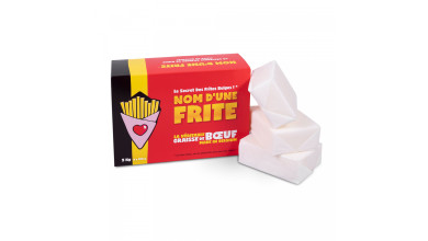 Graisse de boeuf pure "Nom d'une Frite" - 2 kilos