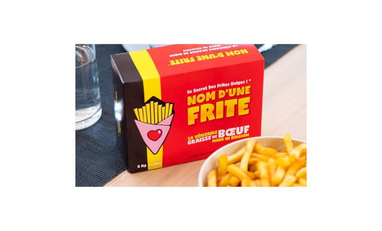 Graisse de boeuf pure "Nom d'une Frite" - 2 kilos
