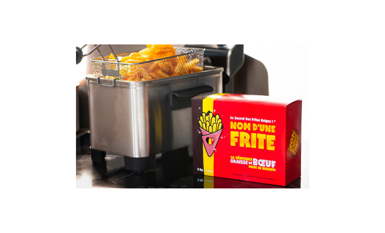 Graisse de boeuf pure "Nom d'une Frite" - 2 kilos