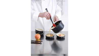 Grande spatule silicone Pro+ Rouge et Noir Le Creuset - Grande spatule