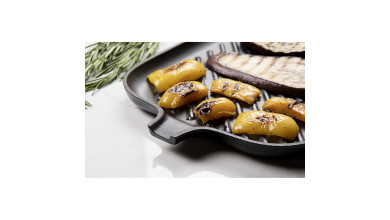 Grill rectangulaire 36x20cm avec poignée Le Creuset