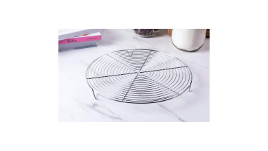 Grille ronde avec pied - Diamètre 28 cm - Grille 28 cm
