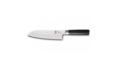 KAI Shun DM-0718 Couteau santoku alvéolé damas 18 cm