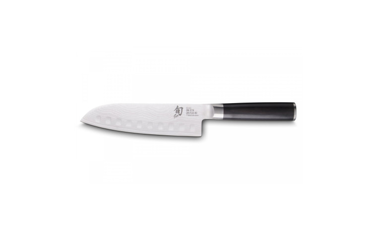 KAI Shun DM-0718 Couteau santoku alvéolé damas 18 cm