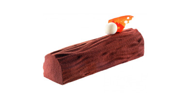 Kit moule à bûche + tapis décor Bois - Kit + tapis