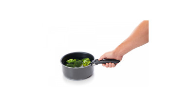 Lot de 3 casseroles anti-adhésives avec poignée amovible - Le Lot de 3 casseroles