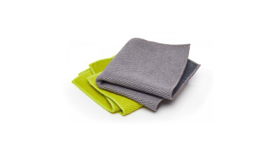 Lot de 3 torchons microfibre (2 en 1) - Lot de 3 torchons