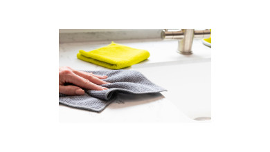Lot de 3 torchons microfibre (2 en 1) - Lot de 3 torchons