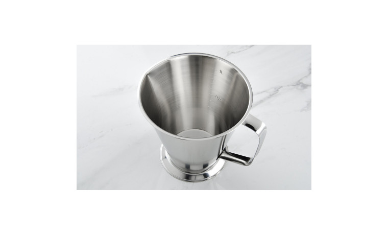 Mesure graduée inox 1 litre - La mesure graduée