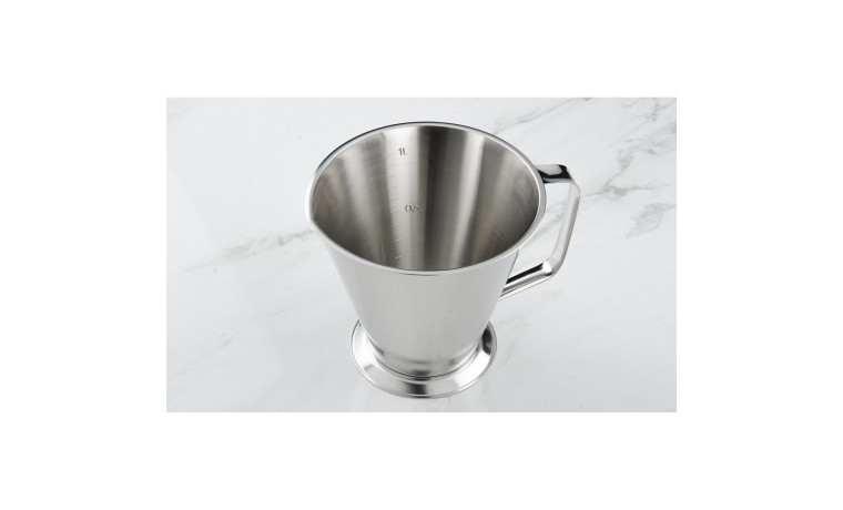 Mesure graduée inox 1 litre - La mesure graduée