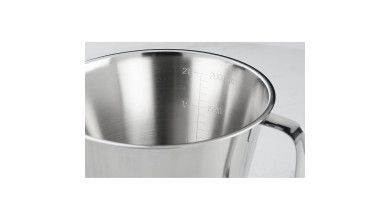 Mesure graduée inox 2 litres - La mesure graduée