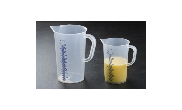 Mesure graduée plastique 0,5 litre - La mesure graduée