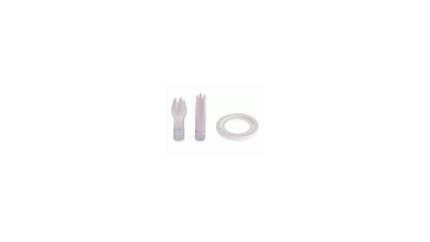 Pack 2 douilles décor + 1 joint silicone pour siphon à crème ISI - Le kit de 2 douilles et 1 joint