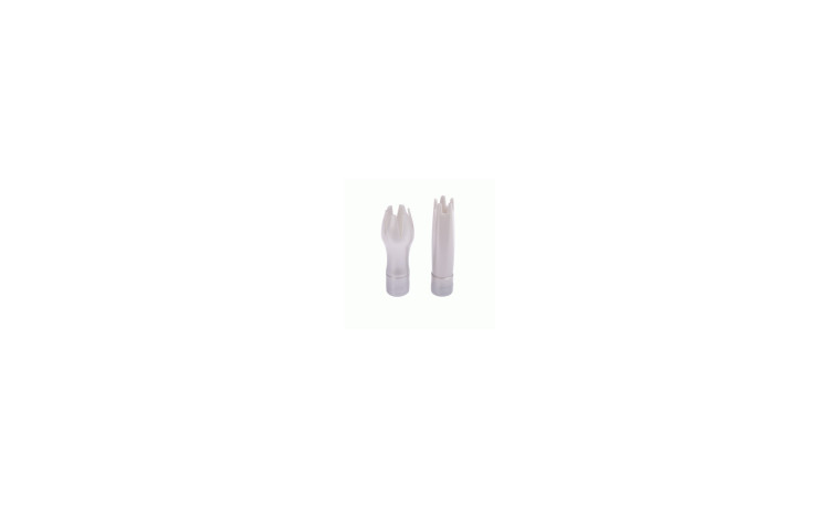 Pack 2 douilles décor + 1 joint silicone pour siphon à crème ISI - Le kit de 2 douilles et 1 joint