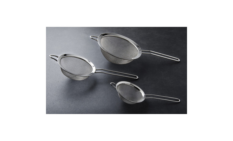 Passe sauce inox avec toile métallique - Diamètre 18 cm