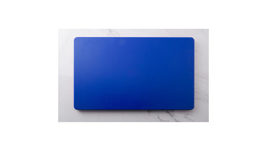 Planche à découper bleu