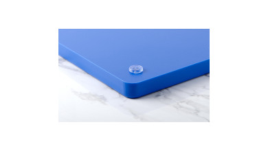 Planche à découper bleu