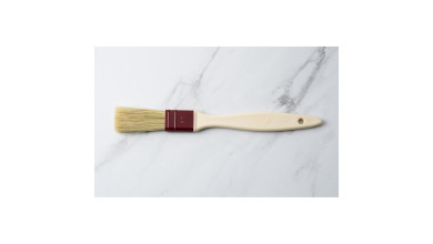 Pinceau plat poils en soie naturelle 2,5 cm - Pinceau plat 2,5 cm