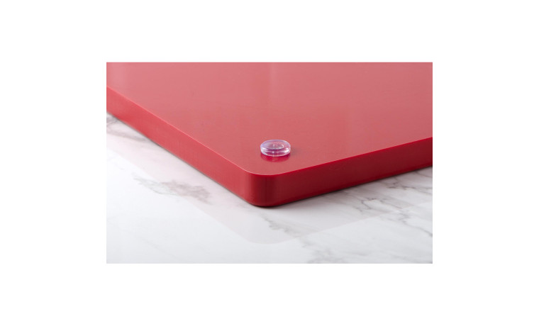 Planche à découper rouge
