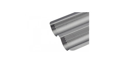 Plaque 2 baguettes anti-adhésive perforée