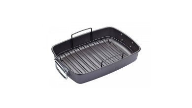 Plat à four anti-adhésif 40x28cm avec grille - Le Plat à four