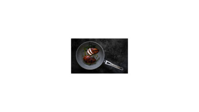 Poêle à frire anti-adhésive en fonte d'aluminium 26 cm