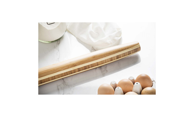 Rouleau à pâtisserie 52 cm en Bambou - Le Rouleau à pâtisserie de 52cm