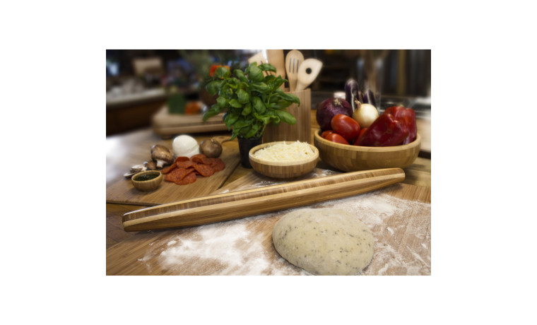 Rouleau à pâtisserie 52 cm en Bambou - Le Rouleau à pâtisserie de 52cm