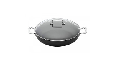 Sauteuse Provençale anti-adhérente 30 cm avec couvercle Le Creuset - Les Forgées - La Sauteuse 30 cm
