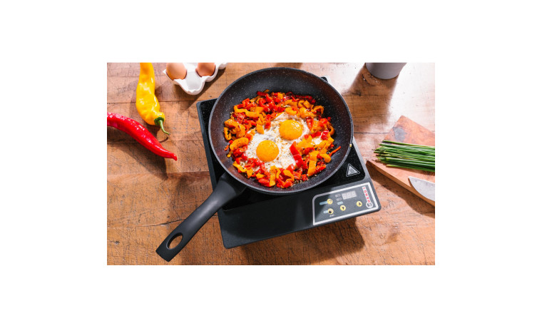 Poêle revêtement dur comme pierre diamètre 24 cm