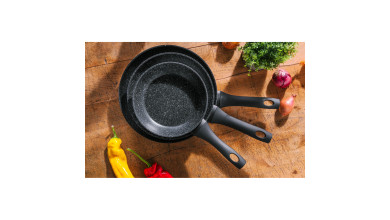 Poêle revêtement dur comme pierre diamètre 28 cm - La Poêle de 28 cm