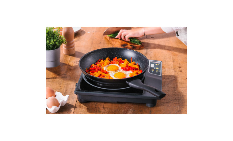 Poêle revêtement dur comme pierre diamètre 28 cm - La Poêle de 28 cm