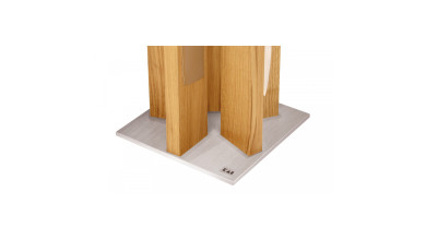Porte couteaux KAI acier/chêne STH-3