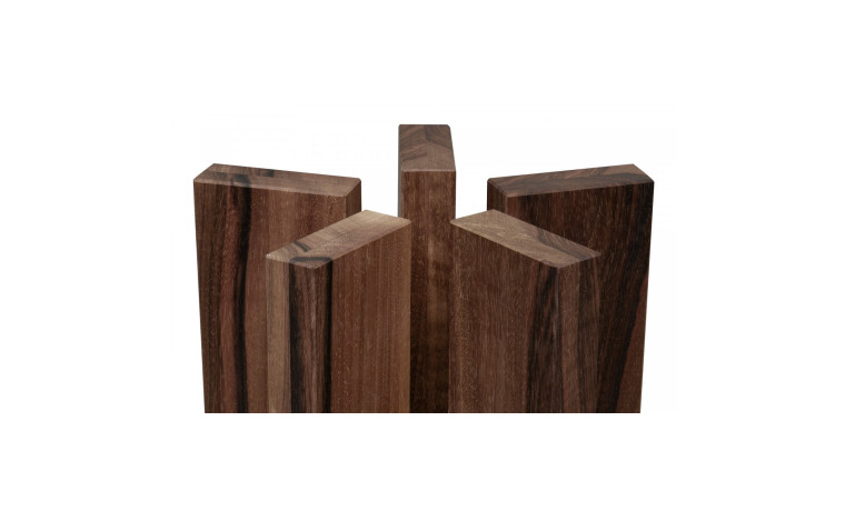 Porte couteaux KAI bois noyer et granit STH-4