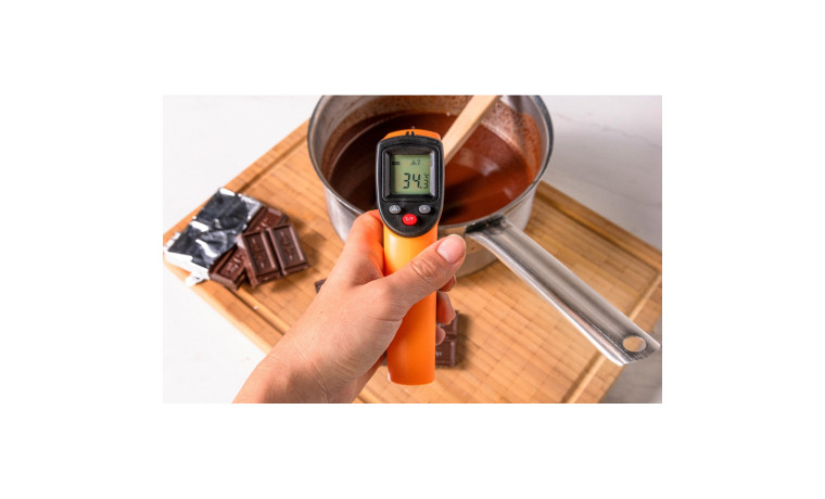 Thermomètre infra-rouge alimentaire à visée laser  -50°C / +380°C. - Le thermomètre
