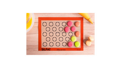 Toile Silpat 28 macarons - Toile 28 macarons