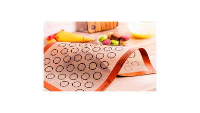 Toile Silpat 63 macarons - Toile 63 macarons