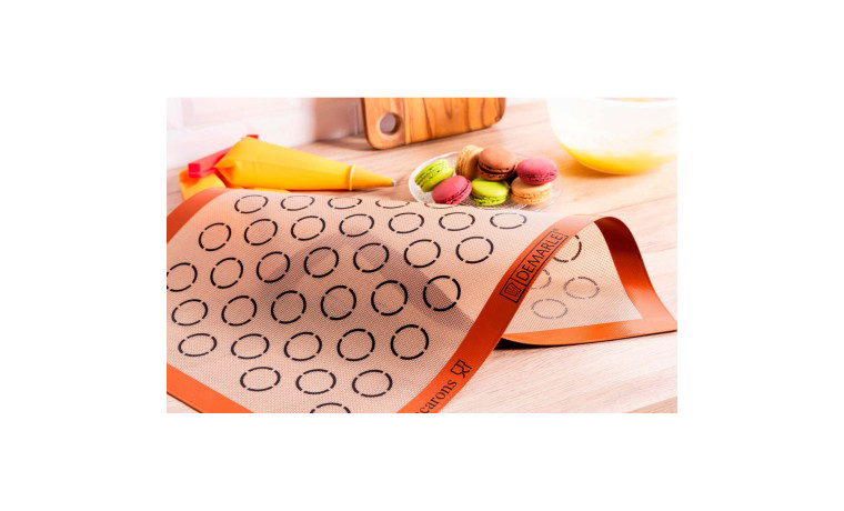 Toile Silpat 63 macarons - Toile 63 macarons