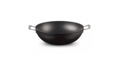 Wok anti-adhérent 30 cm induction Le Creuset - Les Forgées - Le Wok 30 cm