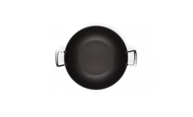 Wok anti-adhérent 30 cm induction Le Creuset - Les Forgées - Le Wok 30 cm