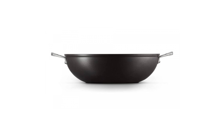 Wok anti-adhérent 30 cm induction Le Creuset - Les Forgées - Le Wok 30 cm